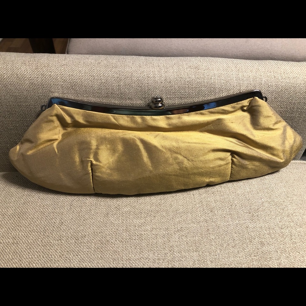 Raw Silk Clutch